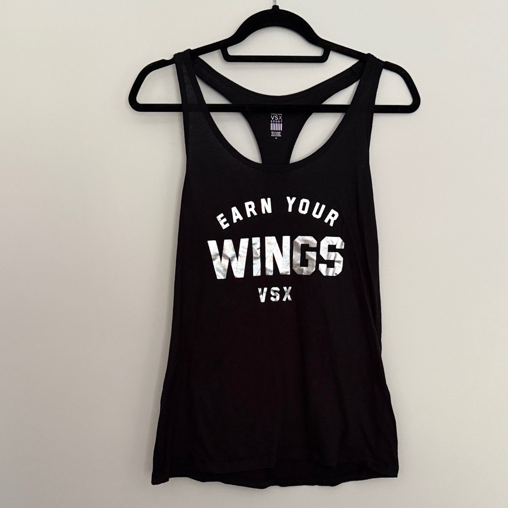 VSX Black and White Graphic Tank Top